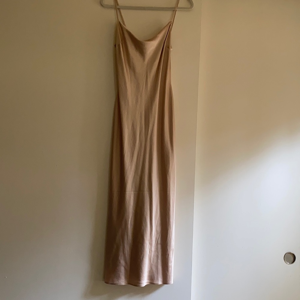 Express Women's Maxi Dress in Beige